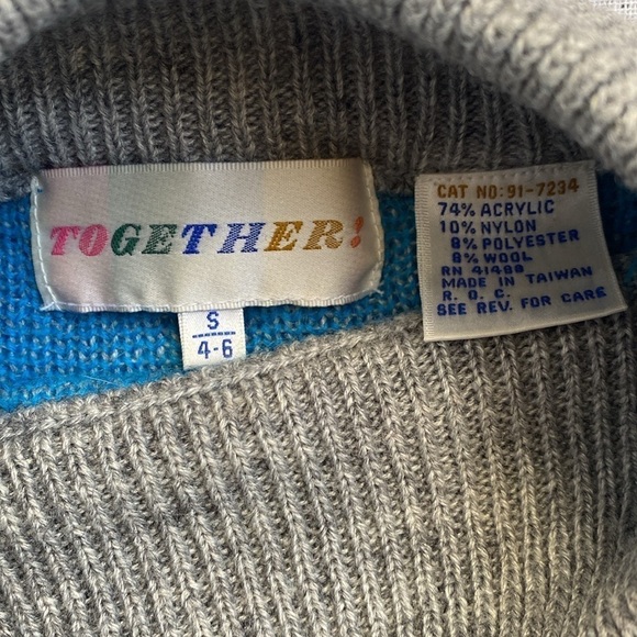 Together Vintage wool blend mock turtleneck sweater. - Picture 4 of 11